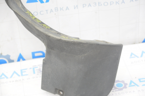 Rear right threshold plug Tesla Model S 12-15 pre-restoration, structure, rubbed