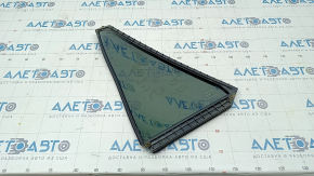 Door glass triangle with seal rear right Subaru Outback 15-19 green tint, scratches