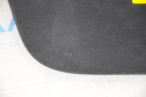 Tesla Model S 12-20 Left Visor Black Suede, No Hook, One Sticker, Scratches