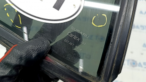Door glass triangle with seal rear left Subaru Outback 10-14 tinted, scratches