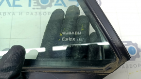 Subaru Outback 15-19 rear left triangle door glass with seal, green tint