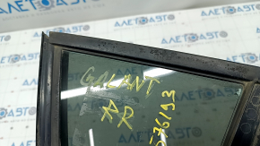 Door glass triangle rear right Mitsubishi Galant 04-12 scratches