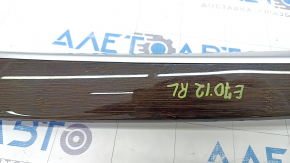 Molding door trim card rear left BMW X5 E70 07-13 wood, scratches
