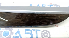 Molding door trim card rear left BMW X5 E70 07-13 wood, scratches