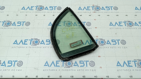 Door glass triangle with seal rear right Honda Civic 4d 06-09 green tint