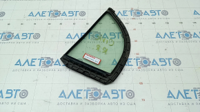 Door glass triangle with seal rear right Honda Civic 4d 06-09 green tint