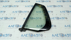 Door glass triangle rear left VW Golf 15- 5d scratches, broken fastener