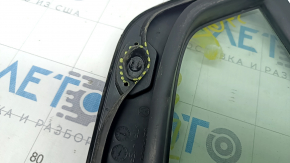 Door glass triangle rear left VW Golf 15- 5d scratches, broken fastener