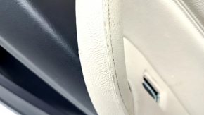 Door trim card rear right BMW X5 E70 07-13 black, under curtain, beige insert, wood trim, scratches, worn leather, for cleaning
