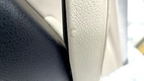 Door trim card rear right BMW X5 E70 07-13 black, under curtain, beige insert, wood trim, scratches, worn leather, for cleaning