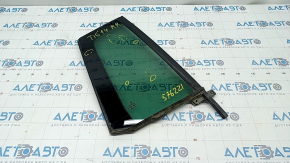Door glass triangle rear right VW Tiguan 09-17 green tint, scratches, broken fastener