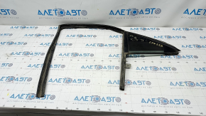 Door glass triangle with glass seal rear left Cadillac ATS 13- scratches