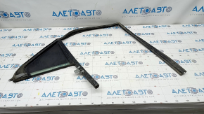 Door glass triangle with glass seal rear left Cadillac ATS 13- scratches