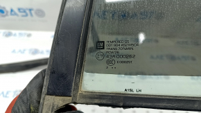 Door glass triangle with glass seal rear left Cadillac ATS 13- scratches