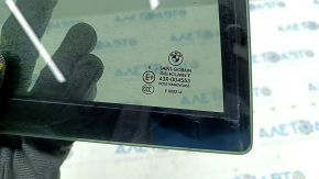 Door glass triangle rear right BMW X5 E70 07-13 tinted, without seal, scratches
