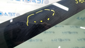 Door glass triangle rear right BMW X5 E70 07-13 tinted, without seal, scratches
