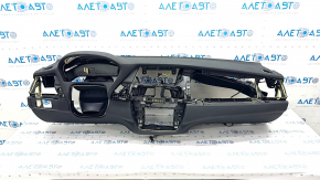 Torpedo front panel with AIRBAG BMW X5 E70 07-13 black, for projection