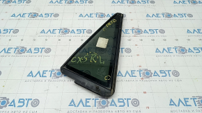 Door glass triangle with seal rear left Mazda CX-5 13-16 green tint, scratches