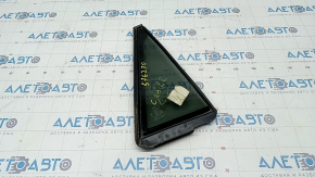 Door glass triangle with seal rear right Mazda CX-5 13-16 green tint, scratches