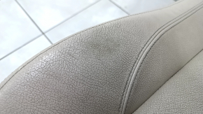 Driver's seat BMW X5 E70 07-13 without airbag, type 2, electric and memory, leather, with knee support, beige, worn, dry-cleanable