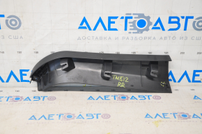 Trunk door trim right Tesla Model S 12-20 black, broken fastening