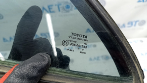 Triangle door glass with seal, rear left, Toyota Camry v55 15-17 USA