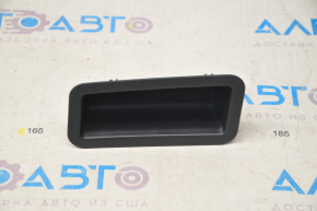 Left trunk lid handle Tesla Model S 12-20 black, broken fasteners, bumps