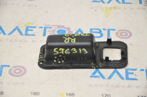 Right trunk door closing handle Tesla Model S 12-20 black, under the button, broken fasteners