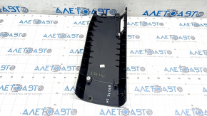 Lower left center pillar trim BMW X5 E70 07-13 black, under air duct, broken mount