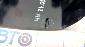 Lower right center pillar trim BMW X5 E70 07-13 black, under air duct, broken mount, scratches