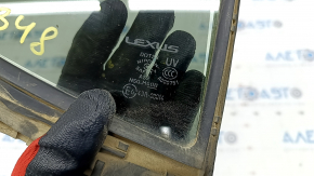 Door glass triangle with seal rear right Lexus ES300h ES350 13-18 without curtain, scratches