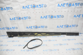 Roof trim right Tesla Model S 12-20 gloss, black, plugs on the edge, scratches, torn seal