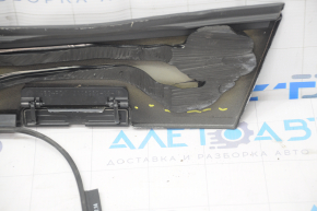 Roof trim left Tesla Model S 12-20 gloss, black, plugs on the edge, scratches, torn seal