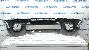 Bare front bumper BMW X5 E70 11-13 M sport, rest, for parking sensors, white, scratches, dented