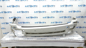 Bare rear bumper BMW X5 E70 11-13 rest for parking sensors, M style, white scratches, dents, torn