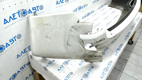 Bare rear bumper BMW X5 E70 11-13 rest for parking sensors, M style, white scratches, dents, torn
