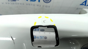 Bare rear bumper BMW X5 E70 11-13 rest for parking sensors, M style, white scratches, dents, torn