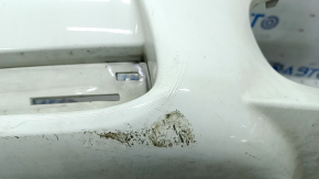 Bare rear bumper BMW X5 E70 11-13 rest for parking sensors, M style, white scratches, dents, torn