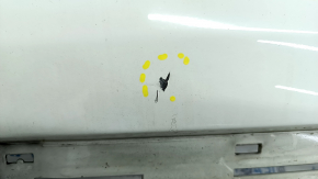 Bare rear bumper BMW X5 E70 11-13 rest for parking sensors, M style, white scratches, dents, torn