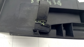 Door sill trim rear left inner BMW X5 E70 07-13 black, broken fasteners