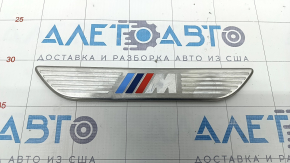 Door sill trim rear right outer BMW X5 E70 07-13 M Sport, scratches, peeled off