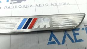Door sill trim rear right outer BMW X5 E70 07-13 M Sport, scratches, peeled off