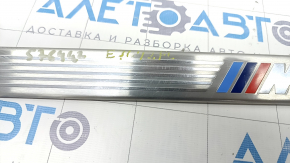 Door sill trim front left outer BMW X5 E70 07-13 M Sport, scratches