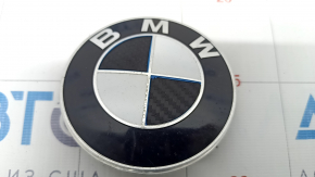 Emblem hood badge BMW X5 X6 E70 E71 07-13 sand, pasted over