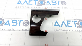 Front panel trim right BMW X5 E70 07-13 dark wood