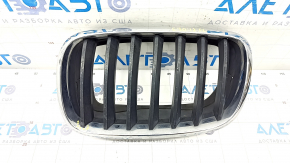 Radiator grill nostril left BMW X5 E70 07-13 broken fasteners