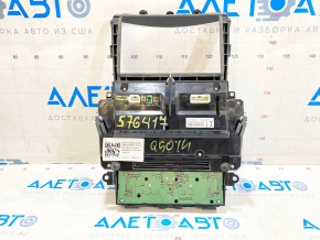 Control panel Infiniti Q50 14-16 under seat heating, scratches, dust under the screen