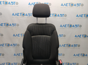 Passenger seat Dodge Journey 11-17 without airbag, fur, cloth black, scratches, without side pad