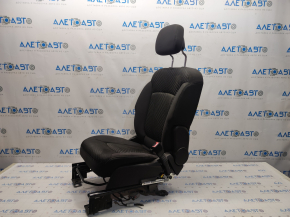 Passenger seat Dodge Journey 11-17 without airbag, fur, cloth black, scratches, without side pad