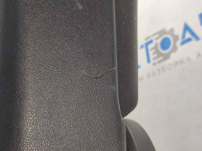 Passenger seat Dodge Journey 11-17 without airbag, fur, cloth black, scratches, without side pad